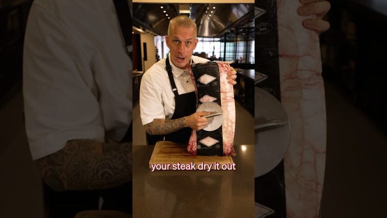 Do you use a weight or protein press on your steak when cooking?