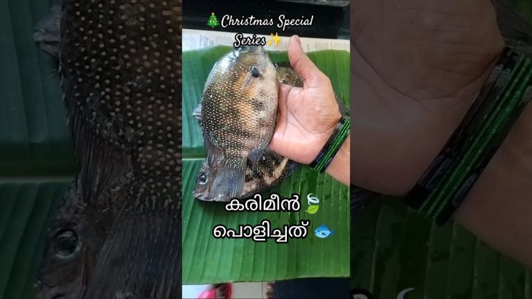 Christmas Special : Karimeen Pollichathu #shorts #youtubeshorts #christmas #fish  #reel #karimeen