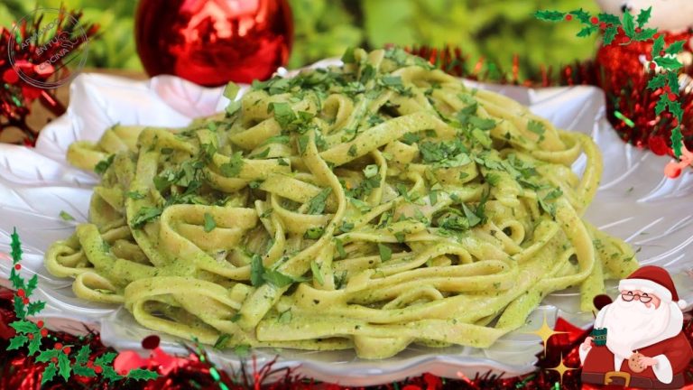 Pasta Al perejil Para Tu Cena De Navidad