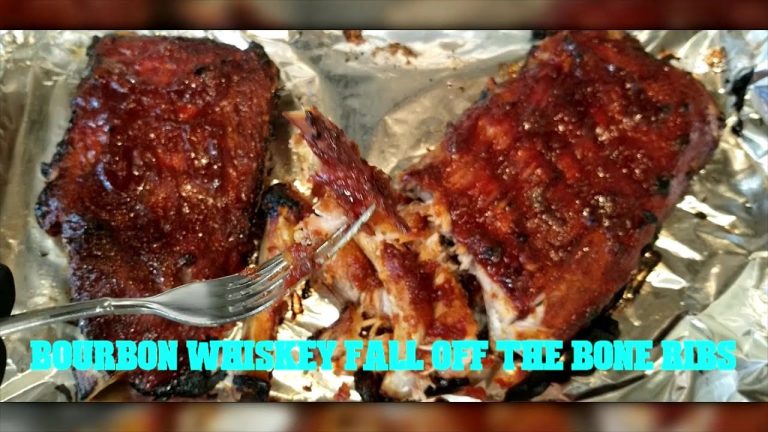 Oven Baked Spicy Bourbon BBQ Ribs Recipe | Tender Fall Off The Bone | Easy and Simple