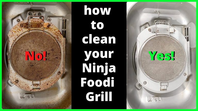 HOW TO CLEAN YOUR NINJA FOODI GRILL! | Lid Cleaning Tutorial