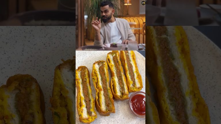 Virat Kohli’s Favourite Bread Pakoda Recipe| #viratkohli #breadpakoda #shorts