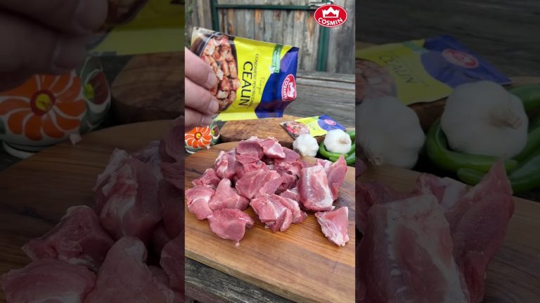 Pomana porcului la ceaun -cea mai bună friptură #retete #shorts