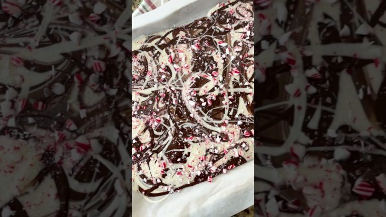 Swirled Peppermint Bark