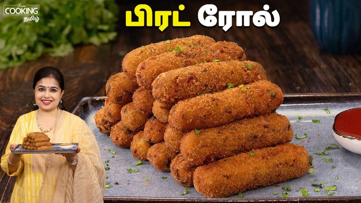 பிரட் ரோல் | Bread Roll Recipe In Tamil | Start Recipes | Tea Time Snacks Recipe | Snacks Recipes