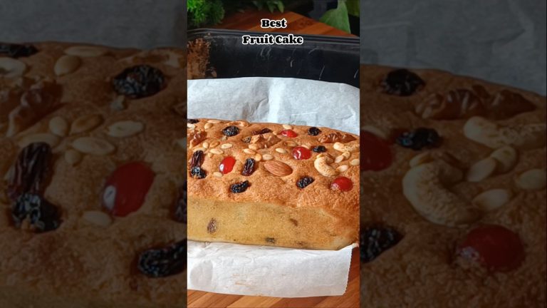 Best Fruit Cake Recipe 😋🤤😍 Christmas Special Fruit Cake Recipe 🎄 #shorts #recipe
