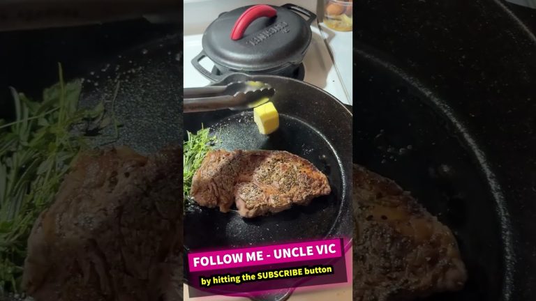 Your argument is invalid – THIS IS THE WAY! #steak #searing #perfection #castiron