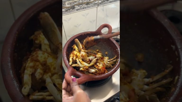 நண்டு குழம்பு /Nandu kulambu🦀🔥|Crab recipe #crabrecipes #nandukuzhambu #shorts