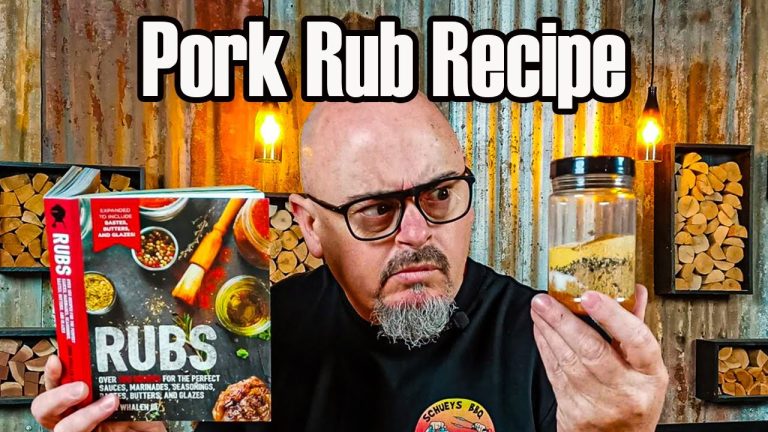Pork rub recipe for pork, especially great on pulled pork
