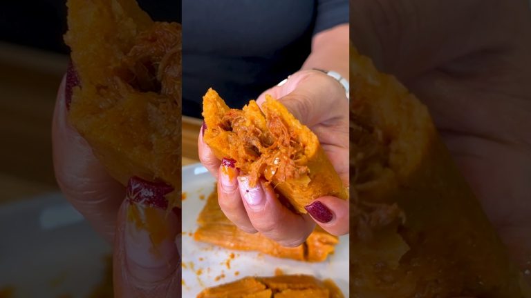 Tamales Rojos de Puerco Pork Tamales #shorts