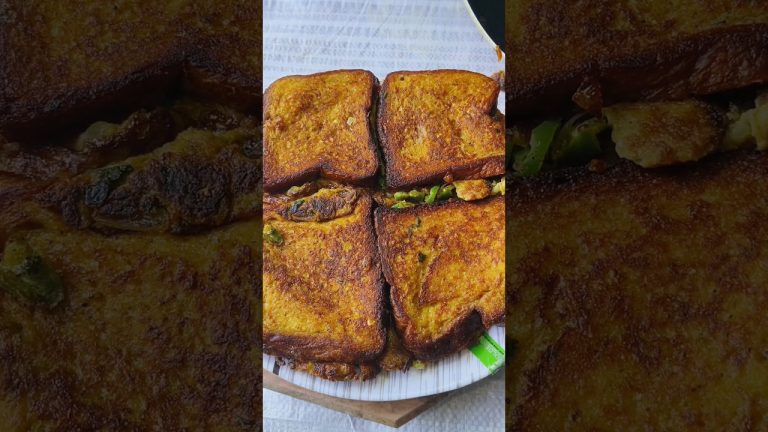 🤤🍞Bread egg Toast | easy & tasty toast recipe#recipe#shorts#youtubeshort#food#cooking