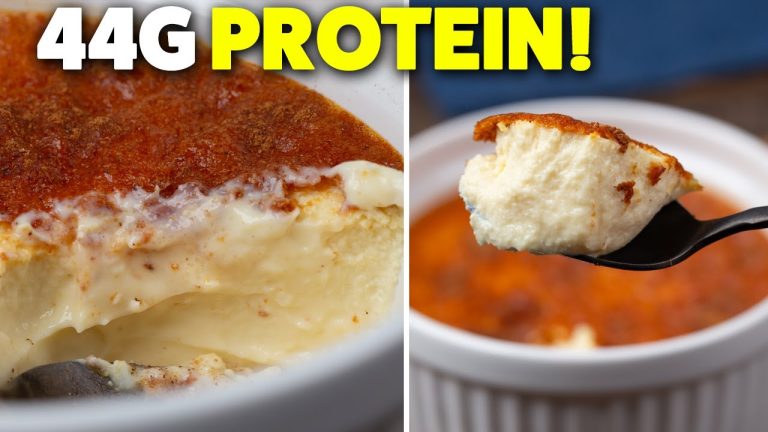 Easy Eggnog Custard | High Protein Holiday Dessert Recipe