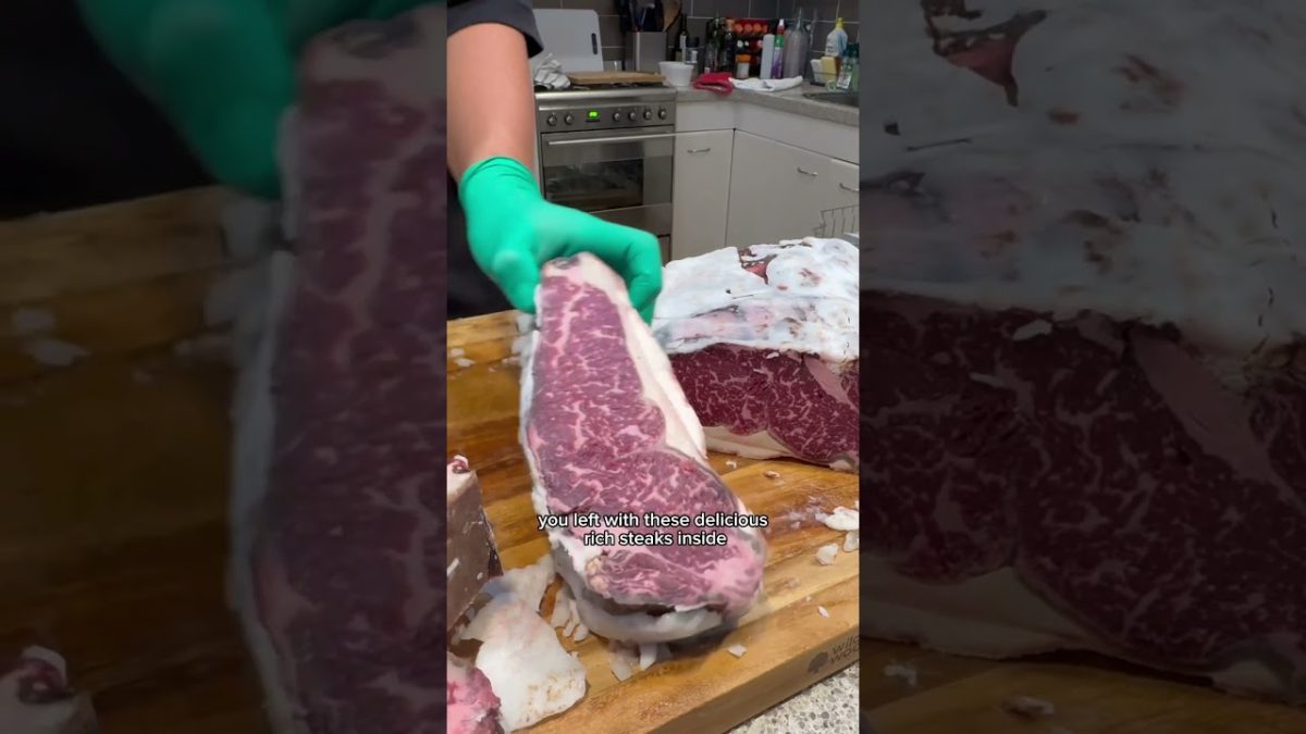 Parmesan cheese flavoured steak?