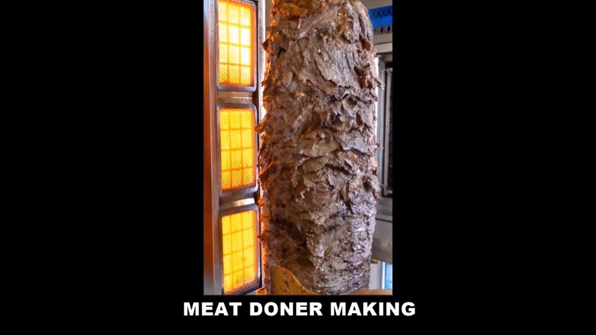 Turkish yaprak Leaf Doner Recipe How to make Meat doner kebab #shorts