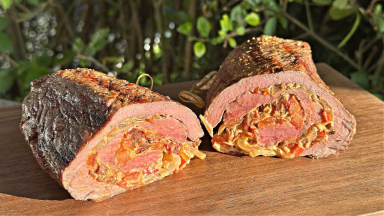 Gefülltes Hüftsteak – Hüftsteakrolle vom Grill