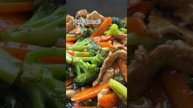 Pork with Broccoli #porkbroccoli #porkwithbroccoli #porkrecipes #food #foodie #fyp