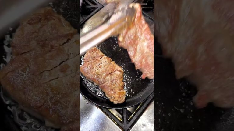 Ultimate Street Steak: Watch It Sizzle and Sear Fresh