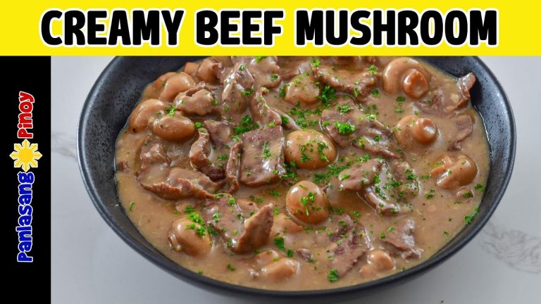 Creamy Beef with Mushroom | Dinner and Lunch Ideas | Easy Beef Stew Recipe