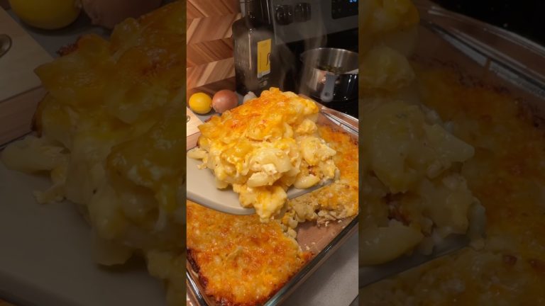 Easiest baked mac and cheese 🧀😋