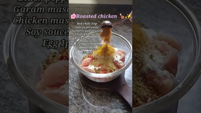 Perfectly Roasted Chicken Recipe 🍗 | Juicy & Flavorful in Minutes! #shorts #short #trending #food