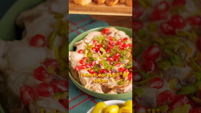 Bunu Kaçırmayın: Labneli Nar Ekşili SOĞAN 😍