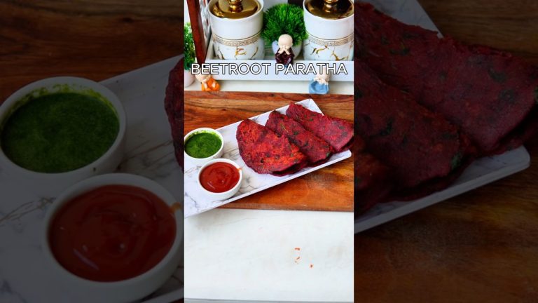Healthy Beetroot Paratha 🥙 | Nutritious & Delicious Recipe! #beetroot #paratha #beetrootparatha #yt