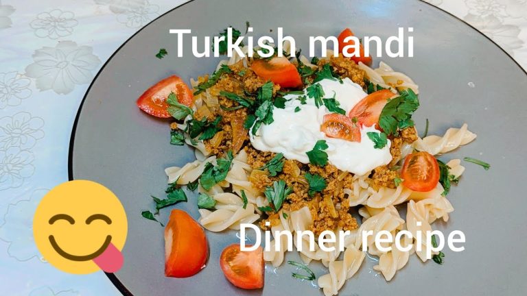 Trending  Turkish Pasta Recipe for dinner 🍽️ with less ingredients