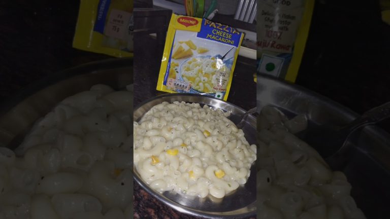 tried Maggie ka pazzta cheese macaroni #maggie #cheesemacroni #viralvideo #recipe #trending #shorts