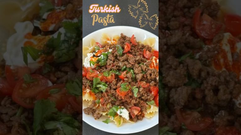 Turkish pasta recipe | anna turkisha pasta #trendingvideo #viralvideo #tiktokvideo #instragram
