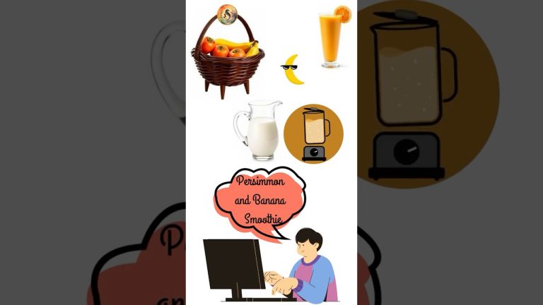 Sweet Joys:  “Smoothie with persimmons from our local orchards.”