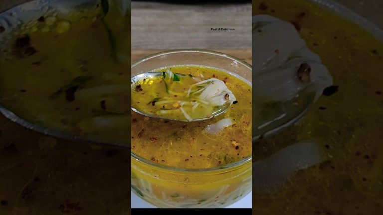 🐔 CHICKEN SOUP 🍲 recipe that will make you want the second plate while eating the first plate #soup