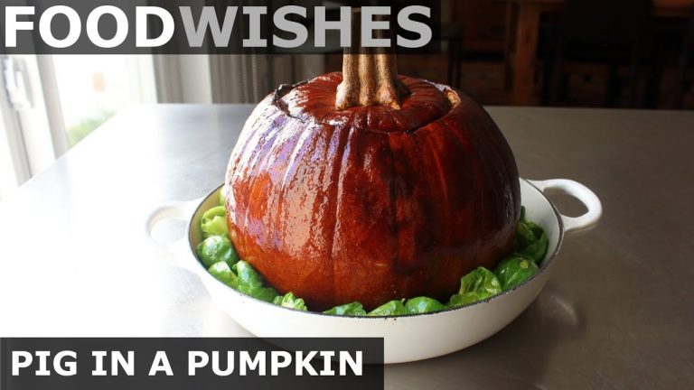 Pig in a Pumpkin – Pork Braised in a Pumpkin – Food Wishes
