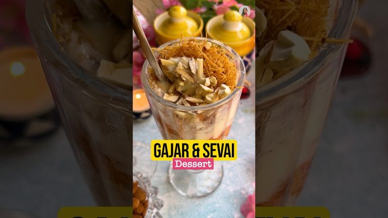 Gajar Sevai Dessert | #trending #recipe #shorts #dessert #easyrecipe #food #gajarkahalwa #cooking