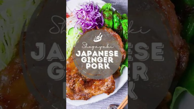 Japanese Ginger Pork (Shogayaki) #shorts