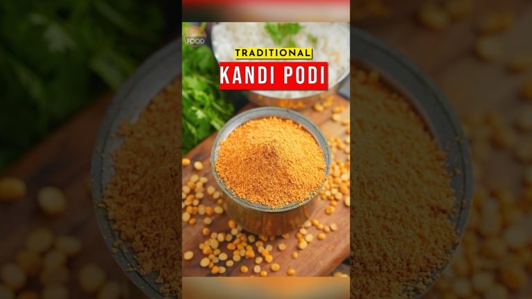 Perfect Kandi Podi | Andhra Special Recipes