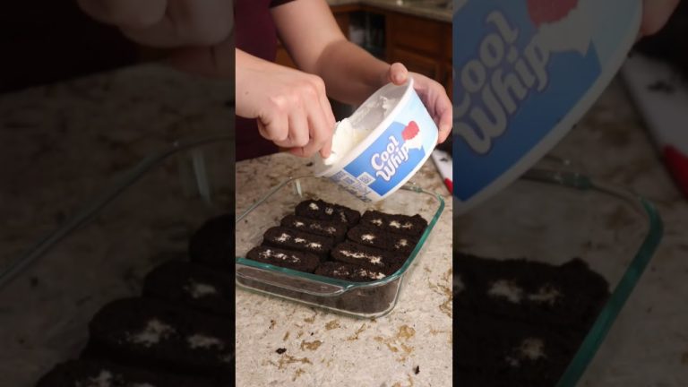 Easy No Bake Last Minute Dessert Idea!