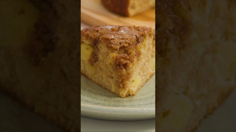 Apple-licious Cinnamon Apple Cake – Dished #Shorts