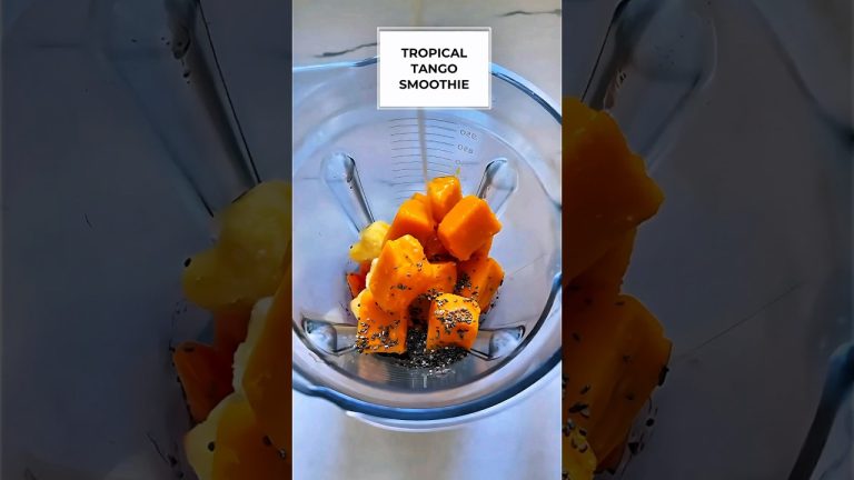 tropical tango smoothie 🍍#short