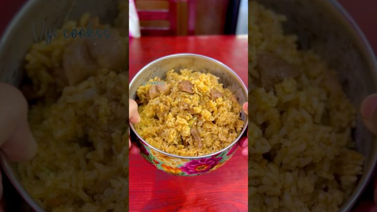 Today’s lunchbox recipe: Mutton briyani with mutton kulambu, #chicken gravy #shortsfeed #lunchideas