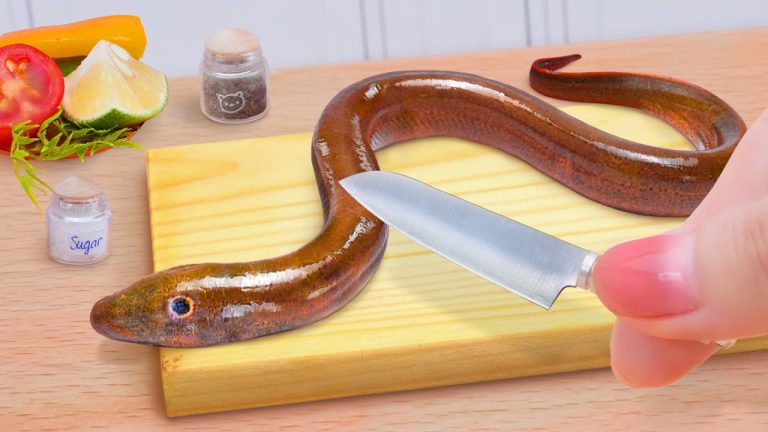 Best Choice Seafood Recipes | 1000+ Spicy Miniature Japanese Eel Stir Fried | Lucca Mini Food