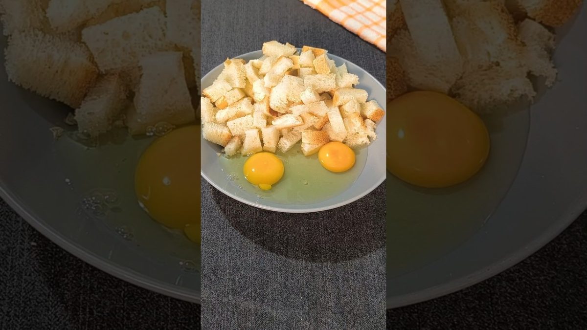 Just add Egg with Bread! It’s so delicious|Quick meal #shorts #recipe