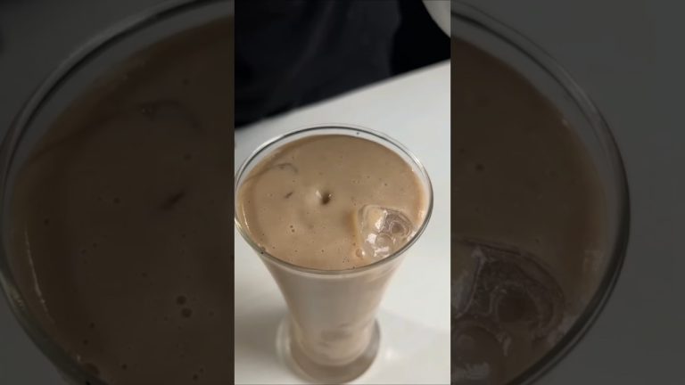 The Best Banana Apple Milkshake Recipe #shorts