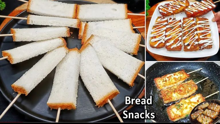 2 Minutes bread snacks| Tasty and Easy Snacks recipes| Evening snacks| New recipe