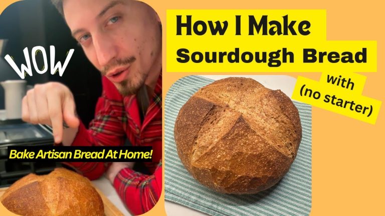 INSTANT Sourdough Bread – No STARTER, No (WEEKS) Waiting!