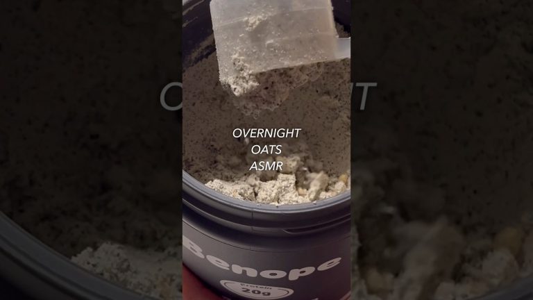 Good Night Overnight Oats ASMR