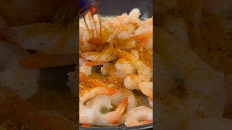 15-Minute Garlic Butter Shrimp Pasta #cooking #food #shorts