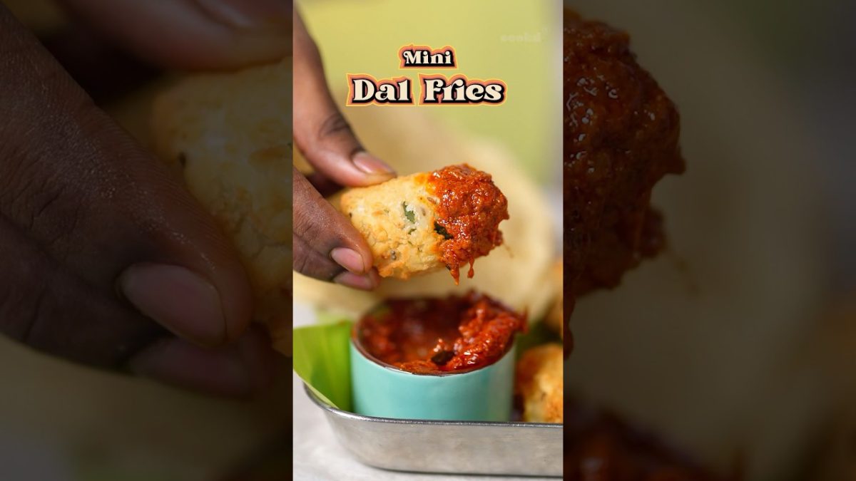 Fries made rice and dal is the new innovative recipe you need to try for your snack time!😋