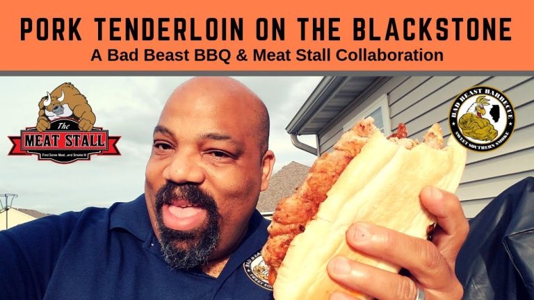 Pork Tenderloin Cooked On The Blackstone Griddle