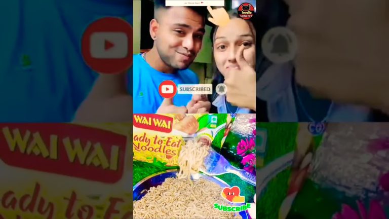 क्या wai wai noodles मैग्गी से अच्छे #waiwai #instantnoodles #foodiesameera #recipe #shorts