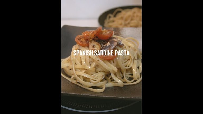 COOK WITH ME – spanish sardine pasta!